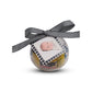 Acrylic Ball Peckel With Houndstooth Ribbon & Tag (Contents Not Included)