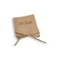 White Mini Pidyon Haben Personalized Suede Pouch (Also available in tan or black)