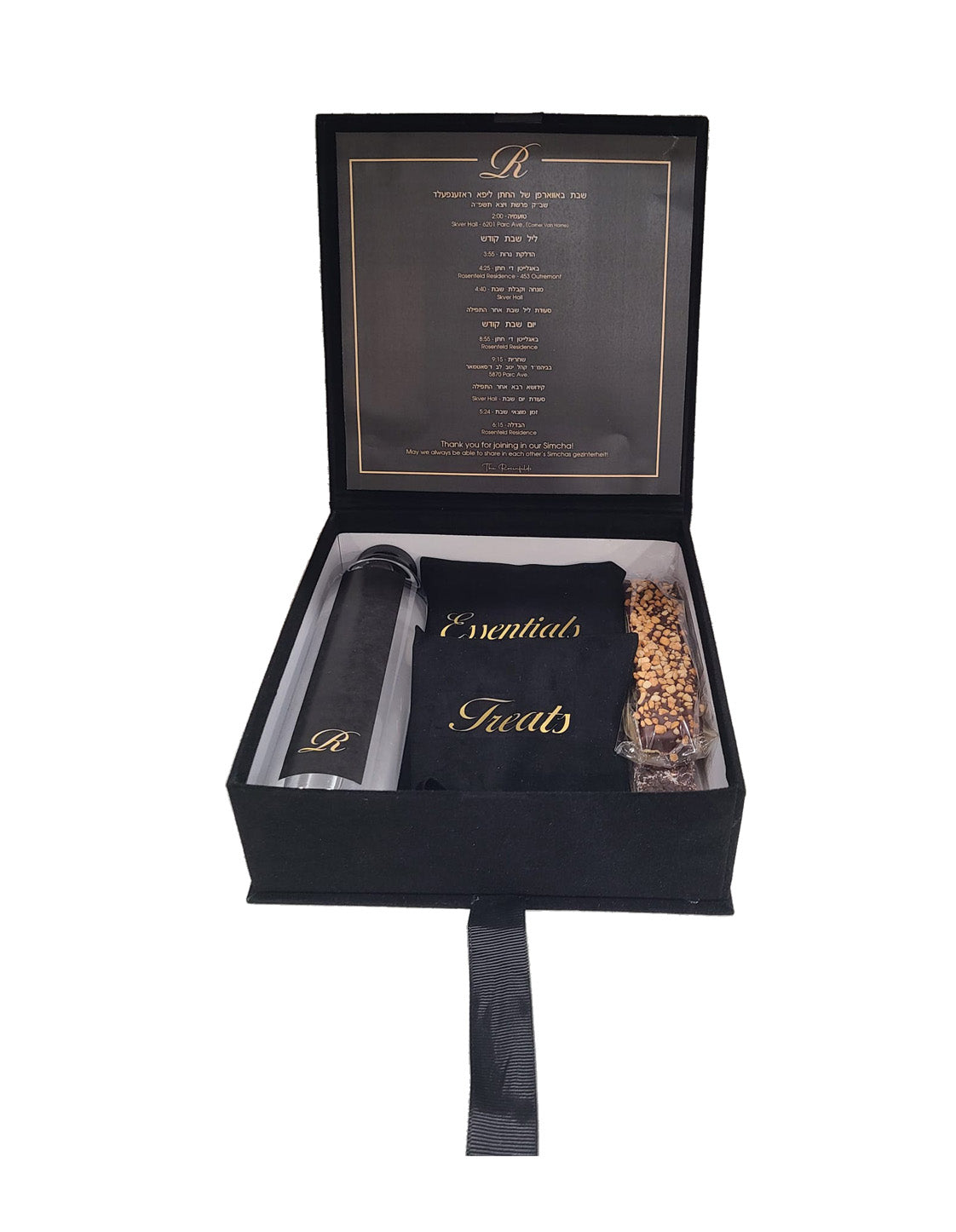 Black Velvet Welcome Box (Also available in white velvet)