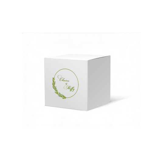 Circle Wreath Favor Box, 2 x 2 inches, Optional matching ribbon.