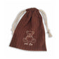 Brown Corduroy Vachnacht Bag With Rope Drawstring (Choice of Designs)
