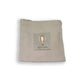 Cream Corduroy Zipper Pouch with Hot Air Balloon, More designs available.