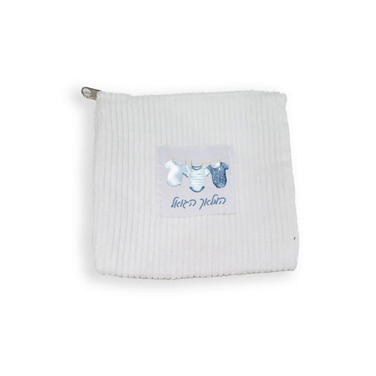 White Corduroy Onesie Design Vachnacht Bag, More designs available.