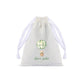 Cotton Vachnacht Bag with Ribbon Drawstring White (Choice of Designs)