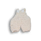 Mini Crochet Knit Baby Outfit with hanger & personalized tag, Pink (Rack Sold Separately, click link in descripton below)