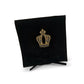 Crown Design Suede Hachnosas Sefer Torah Peckel
