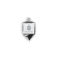 Silver Metallic Personalized Dreidel Favor Box