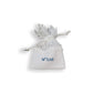 White Lace Personalized Pidyon Haben Bag