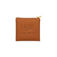 Embossed Brown Leather Chanukah Gelt Pouches with Optional Personalization