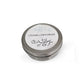 White Round Mint Tin with green floral design (Contents not included)