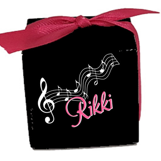 Musical Theme Bas MItzvah Favor Box