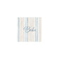 Striped Design Linen Type Napkins, full edge to edge printing