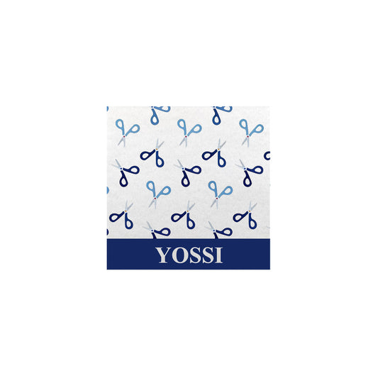 Full Print Upsherin Napkins Scissors Design, Minimum of  100