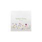 Wildflower Design Linen Type Cocktail Napkin