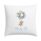 Bear with Balloons Custom Baby Pillow