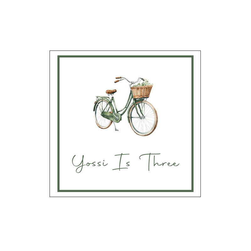 Placemat 12x12 Vintage Bike