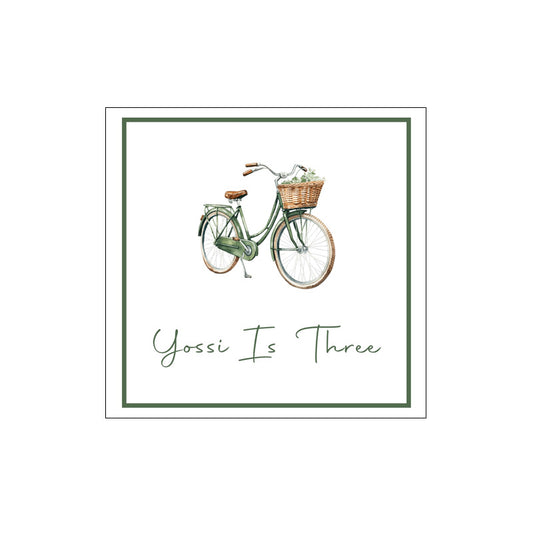 Placemat 12x12 Vintage Bike
