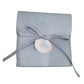Microfiber Baby Pouch with teddy bear tag, in light blue, More colors available.