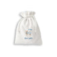 White Velvet Drawstring Vachnacht Bag 5x7 (Choice of Designs)