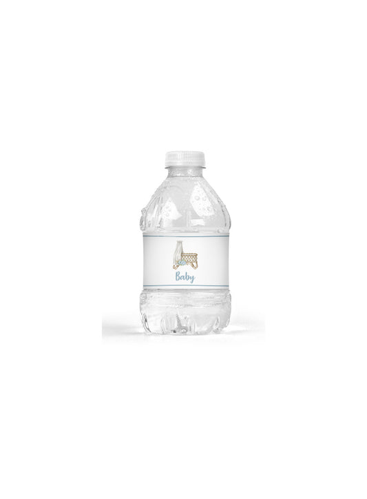 Baby Personalized 8 oz. Water Bottle Cradle Design