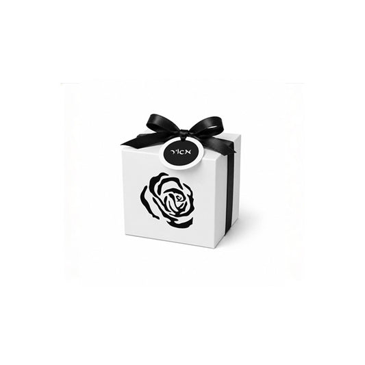 Lasercut Rose Favor Box, Includes Ribbon & Personalized Tag, Additional Colors Available
