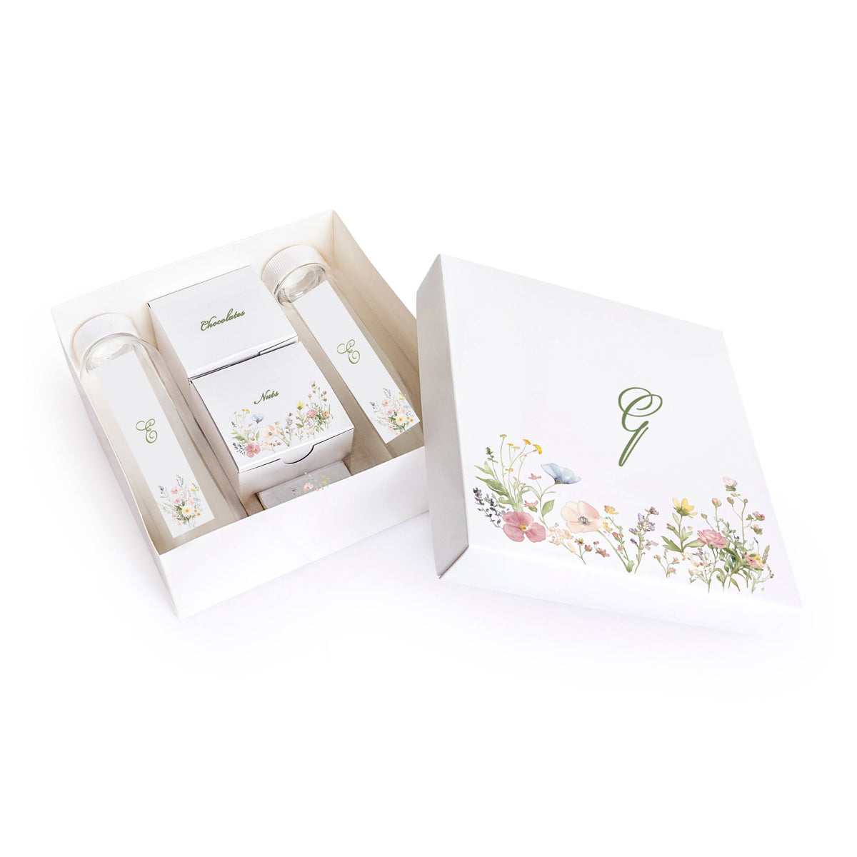 Soft Pastel Floral Personalized Welcome Box