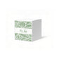Geometric Design Favor Box, 2 x 2 inches, Colors Available, Optional matching ribbon.
