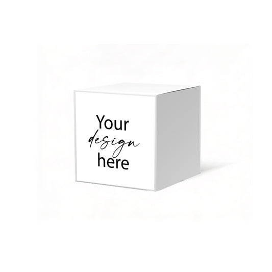 Your Design Favor Box, 2 x 2 inches, Colors Available. Optional matching ribbon.
