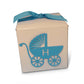 Lasercut Baby Carriage Vachnacht Peckel Box, (Ribbon Sold Separately) More colors available!