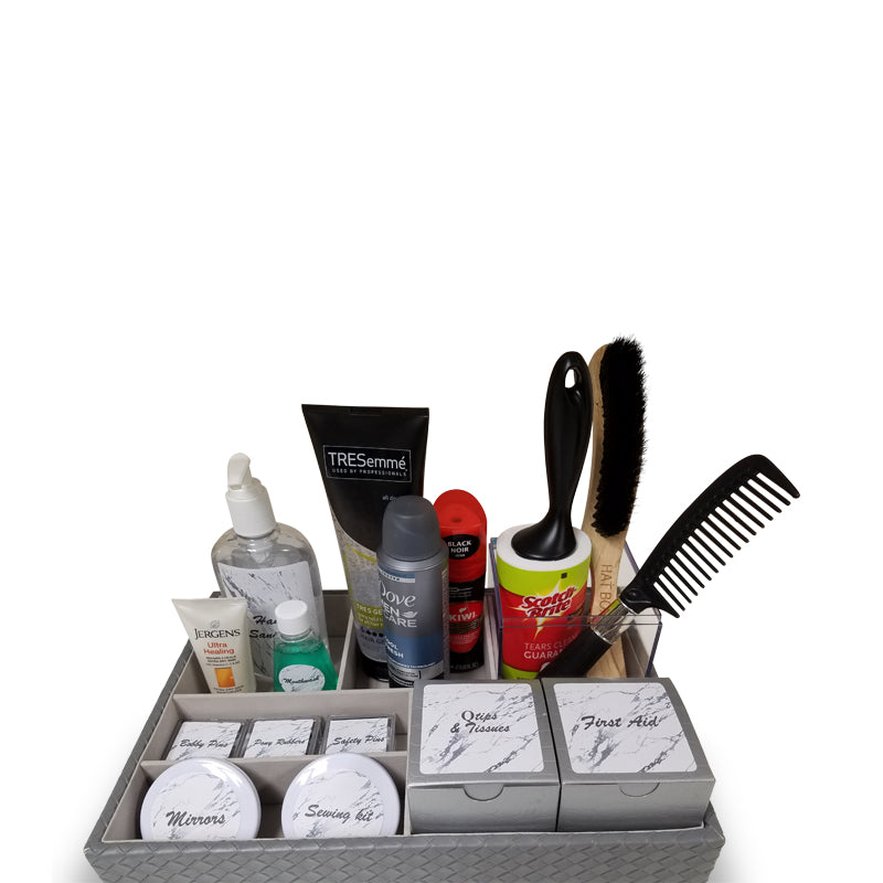 Mens Amenity Tray  (Tray style may vary based on availibility)