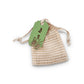 Cotton Net 3x4 Drawstring Bag with optional personalized tag.  (Many designs to choose from)