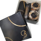 Luxury Gold Circles on Black Background Personalized Gift Box (Some Assembly Required)