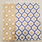Gold or navy patterned paper goodie bags