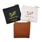 Leather Chanukah Gelt Pouches with Optional Personalization