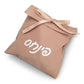 Personalized Upsherin Suede Pouch with Ribbon