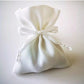 White Ribbed Bag 2.75 x 3.5, perfect for garlic & sugar