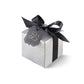"Letter Perfect" Silver Favor Box Kit with Laser-Cut Monogrammed Tag