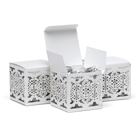 Lace Lasercut Favor Box  (Personalization is available)