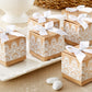 "Rustic & Lace" Kraft Favor Box