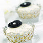 Decorative Cupcake Wraps - Silver 25 pack