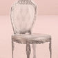 Transparent Chair Favor Boxes Silver & Gold