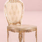 Transparent Chair Favor Boxes Silver & Gold