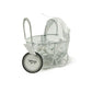 Mini Wire Baby Carriage Available in Pink, Blue, & White