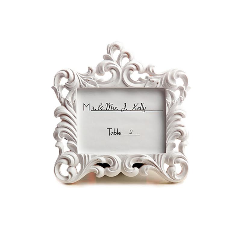 ROYALE GOLD BAROQUE PLACE CARD/PHOTO HOLDER ALSO AVAILABLE IN WHITE